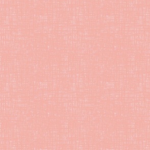 Rose Pink textured solid, light linen blender #f3b0a7  - warm pink - coordinate for Retro Christmas  2022