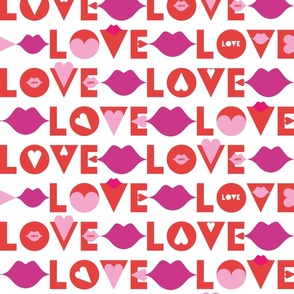  Love - red and magenta, large  