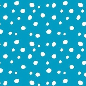 Small Scale White Dots on Caribbean Blue