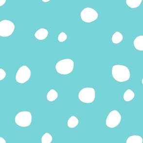 Large Scale White Dots on Pool Blue