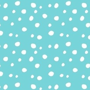 Small Scale White Dots on Pool Blue