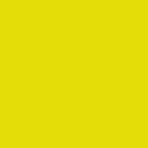 Citrine solid #e4dd08  - bright yellow-green - coordinate for Retro Christmas  2022