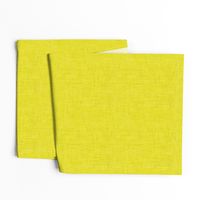 Citrine textured solid, rough linen blender #e4dd08  - bright yellow-green - coordinate for Retro Christmas  2022