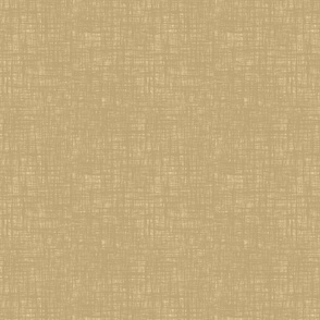 Dark Ivory (gold) textured solid, light linen blender #bca475  - gold, tan - coordinate for Retro Christmas 2022