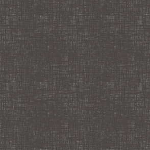 Charcoal textured solid, light linen blender #4b4646  - dark grey - coordinate for Retro Christmas 2022