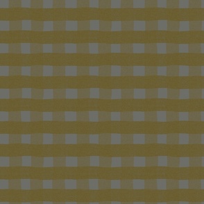 Olive grey check small