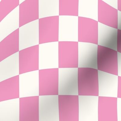 Lemonade Wavy Checkerboard