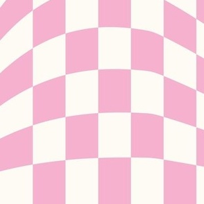 Fairy Floss Wavy Checkerboard