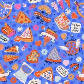 Pizza Fun Valentine (blue periwinkle) medium 