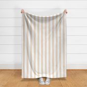  Classic 2 Inch Natural and White Modern Cabana Upholstery Stripes