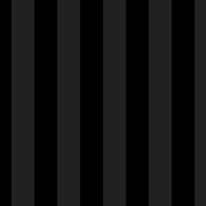 Two-Tone 2 Inch Black and Faded Black Modern Cabana Upholstery Stripes