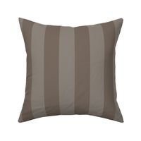 Two-Tone 2 Inch Bark and Faded Bark Modern Cabana Upholstery Stripes