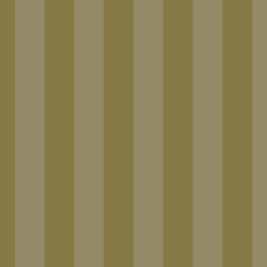 Two-Tone 2 Inch Moss and Faded Moss Modern Cabana Upholstery Stripes