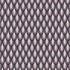 Mermaid scales in various shades of gray and purple violet