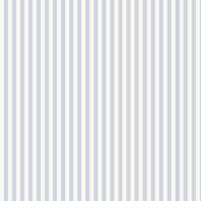 Boho pastel stripe in soft pale hydrangea blue stripe on beige cream - small scale