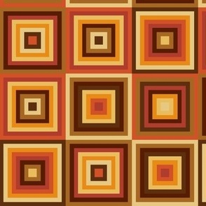 Retro Colors Squares Illusion Medium