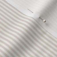 Boho stripe in pastel taupe brown gray earth tone stripe on beige cream - small scale