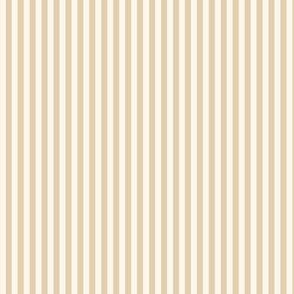 Boho stripe in pastel tan sand mustard on beige cream vintage summer pin stripe - small scale
