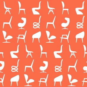 Design chairs side silhouettes