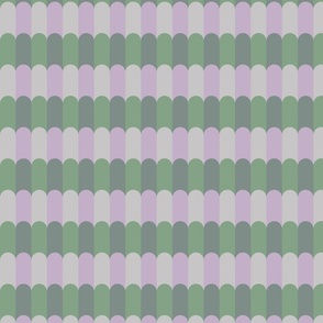 curved check purple and green