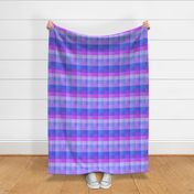 curved check blue purple