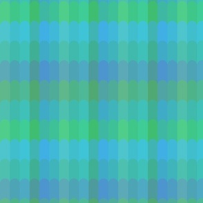 curved check blue green
