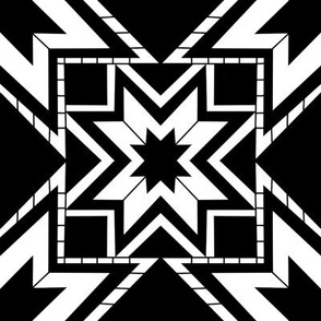 Black and white easter pysanky-large scale