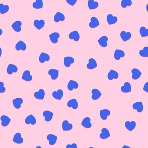 Mod Blue Peri Hearts Toss (light pink) small