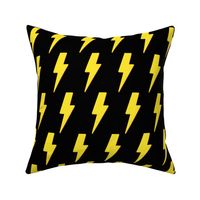 Yellow lightening bolts - Large scale