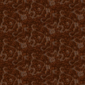 Brown Fur Animal Print