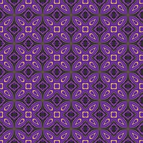 Royal Purple Gold Fabric, Wallpaper and Home Decor | Spoonflower