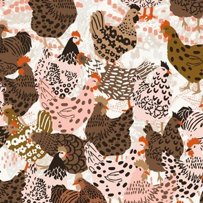 Favorite chickens brown - M