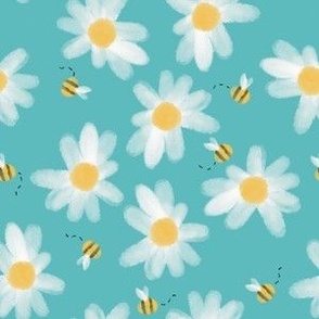 Bright Daisy Bees