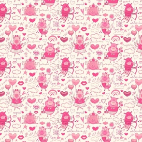 My Piggy Valentines-8"x6"