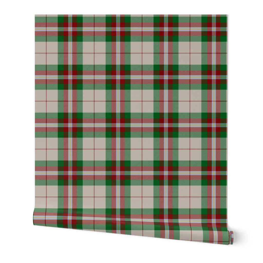 MacLean dress tartan, 6" muted