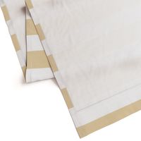 3 Inch Rugby Stripe // Sand and White