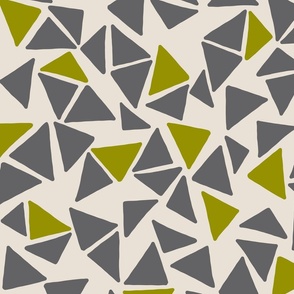 Triangle Jumble - Large Scale (Chartreuse)