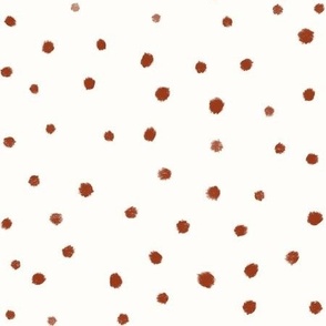 grunge dots rust on bone