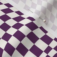 Small Grape Wavy Checkerboard