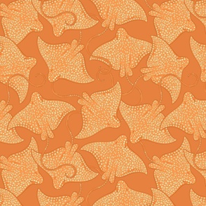 Spotted Stingray - Orange