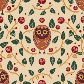 Art Deco Owl - Big Size 