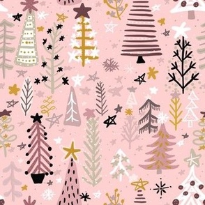 Pink Christmas Trees  / Grinch / Kids