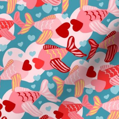 Kissy Fishy - Small - Valentines