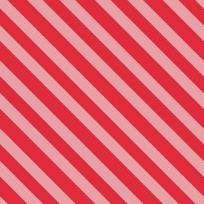Diagonal Stripes -Dusty Pink