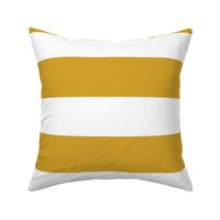 3 Inch Rugby Stripe Mustard and White