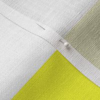 3 Inch Rugby Stripe Bright Yellow and White