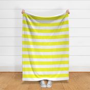 3 Inch Rugby Stripe Bright Yellow and White