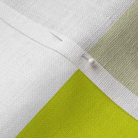 3 Inch Rugby Stripe Chartruese and White