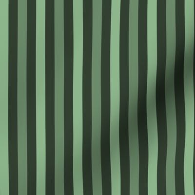 Celadon, Sea Green, and Dark Green Stripes, Tropical Floral Oasis, small
