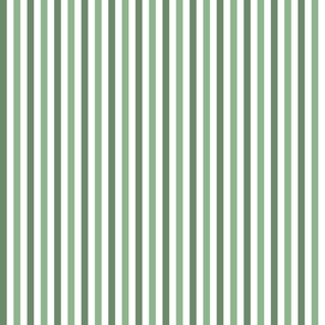 White, Celadon, and Sea Green Stripes, Tropical Floral Oasis, small